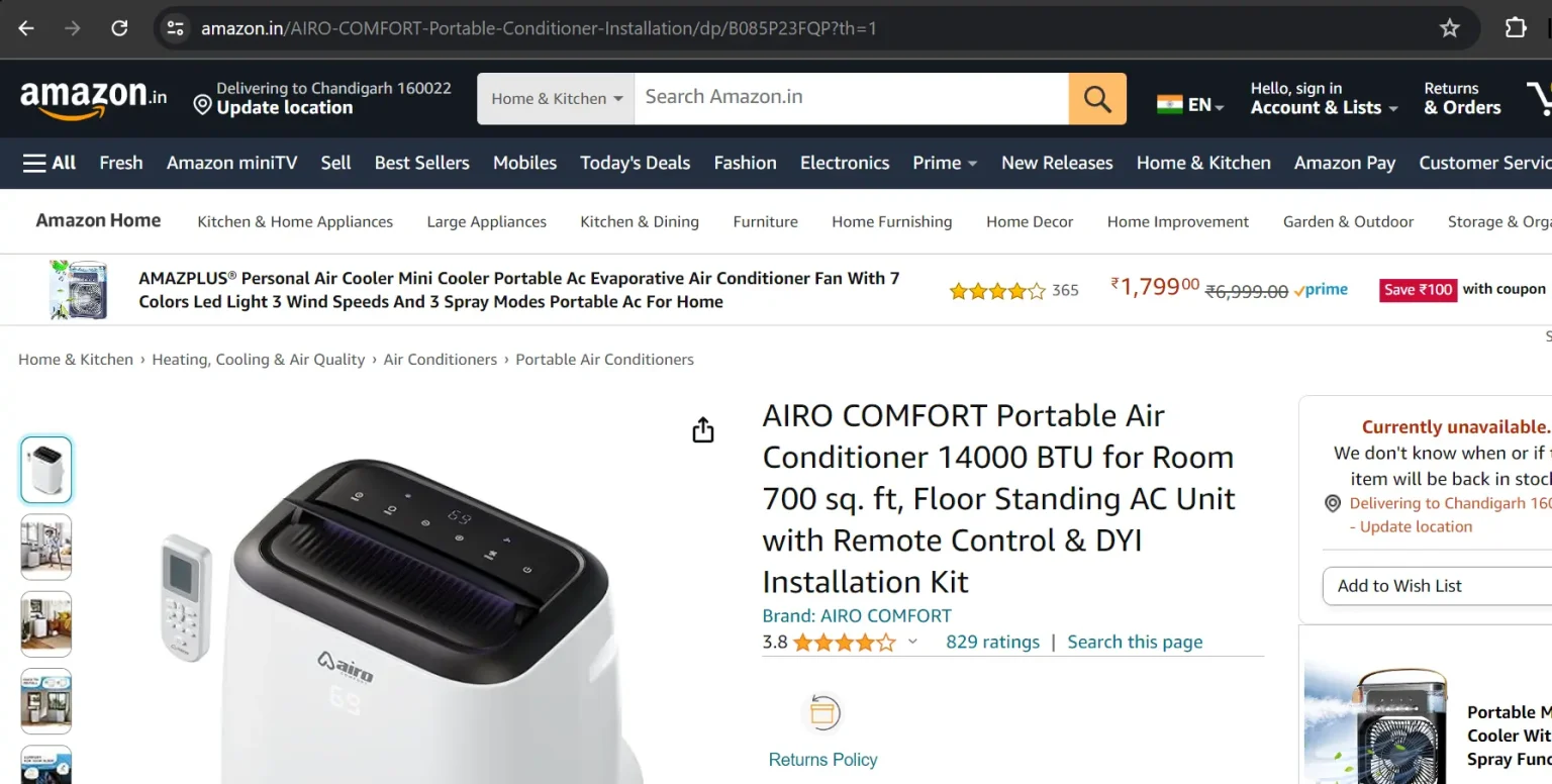 Breezy Comfort Portable AC Review