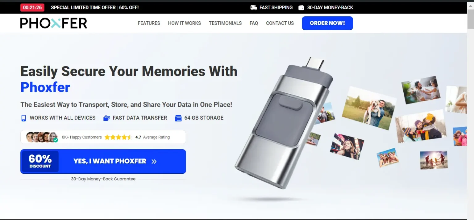 Phoxfer Flash Drive Review