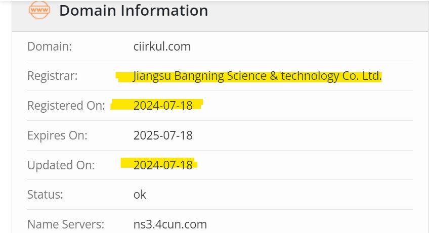 Recently & Unknown Domain