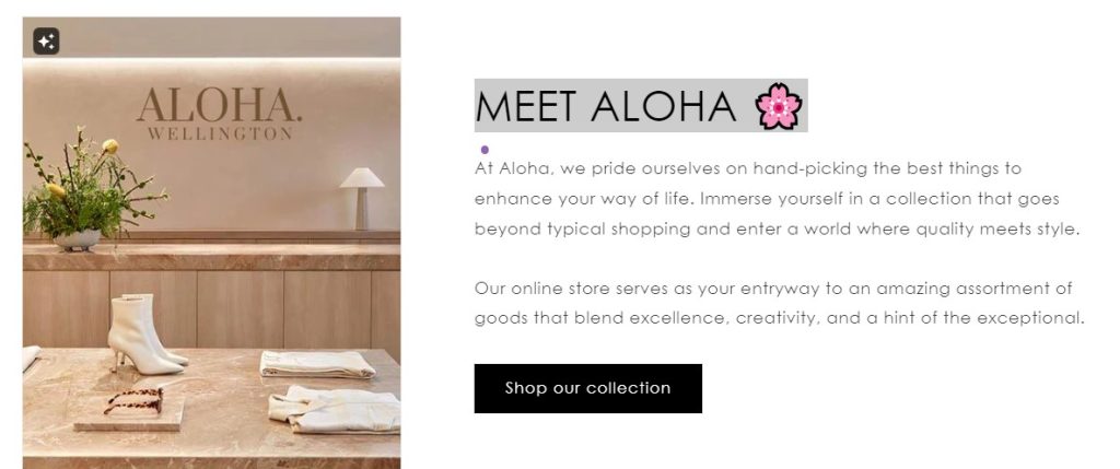 What is aloha-wellington.com?