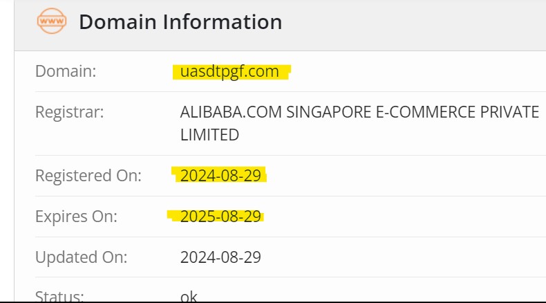 short registration history