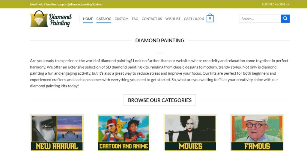 Diamondpainting5d.shop Review: Is It Hidden Gem Or A Risky Purchase?