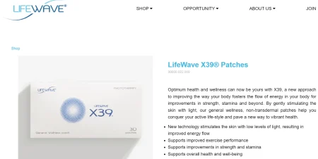 Lifewave X39 Patch Review