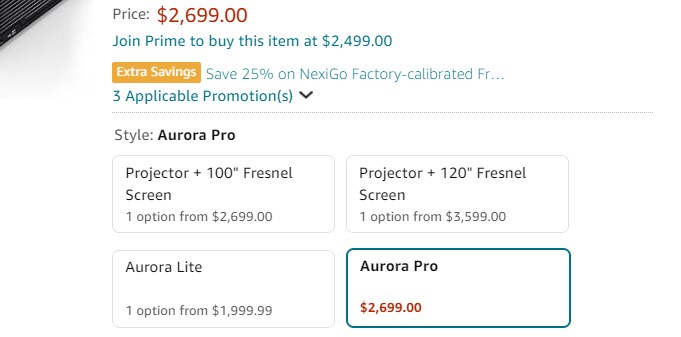 Aurora Pro Price