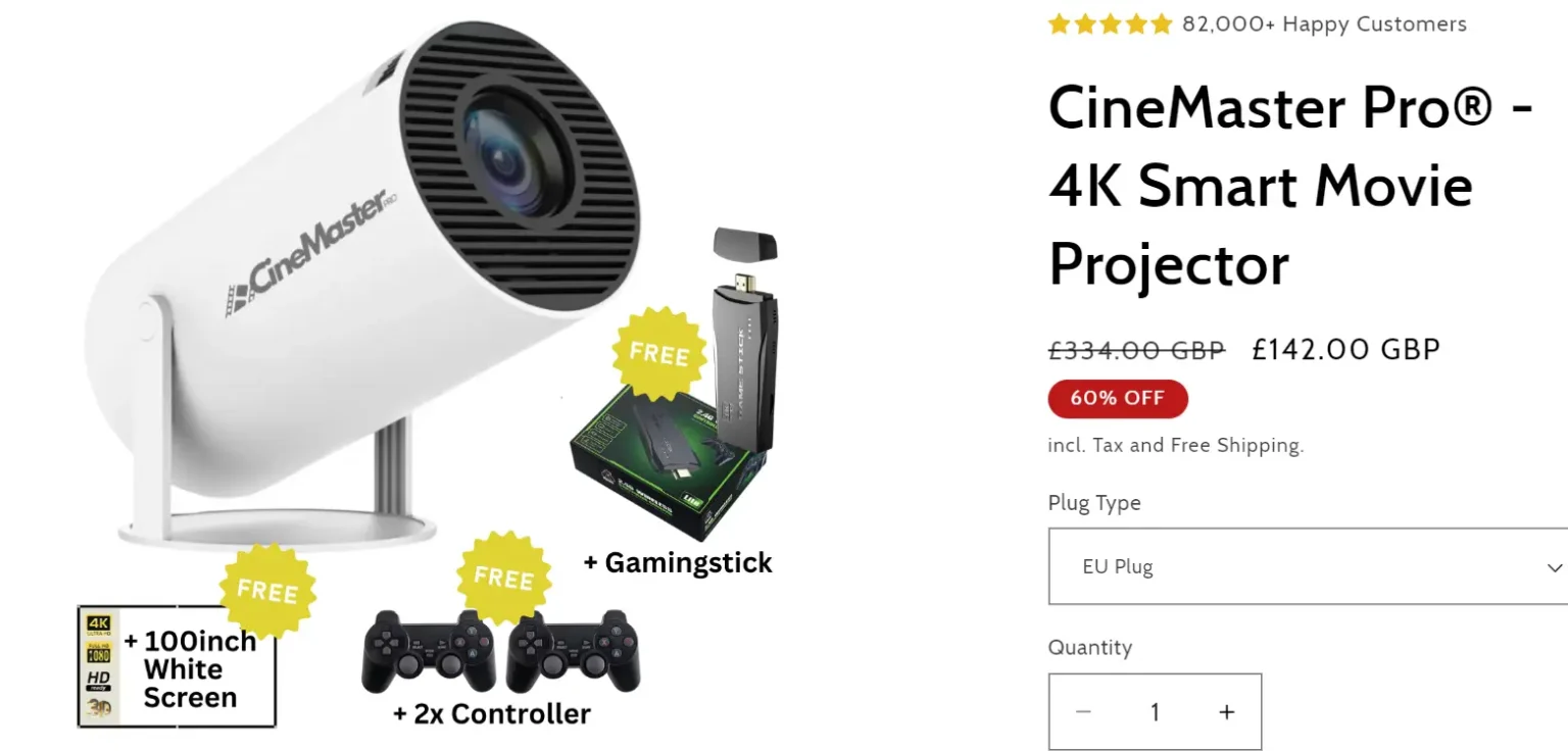 CineMaster Pro Projector Review