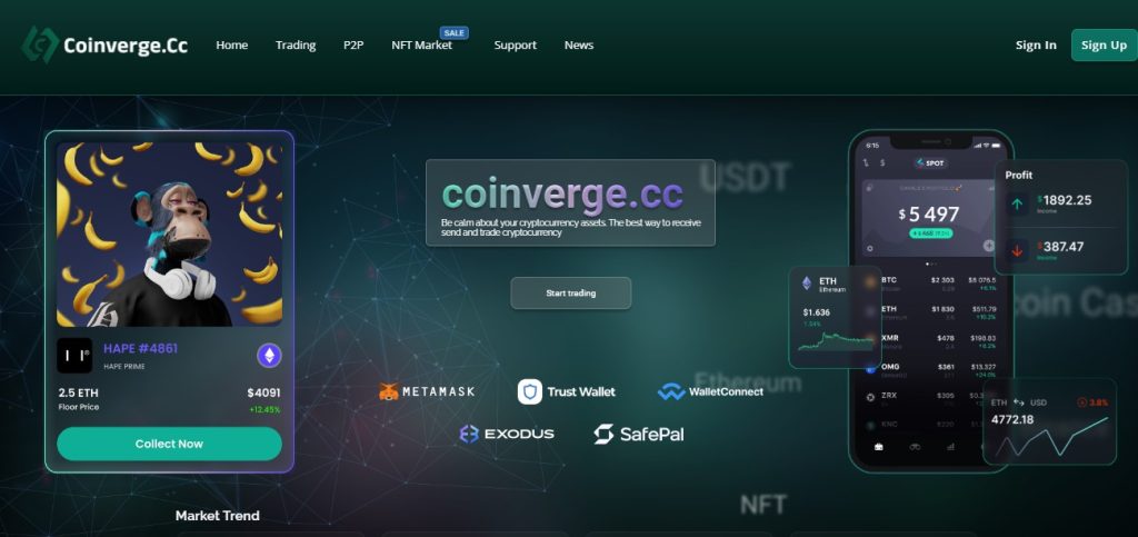 Coinverge.cc Review: Is This Cryptocurrency Exchange Legit?