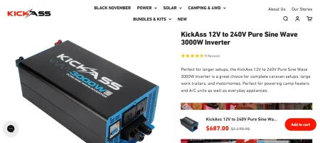 KickAss 12V to 240V Pure Sine Wave 3000W Inverter Review