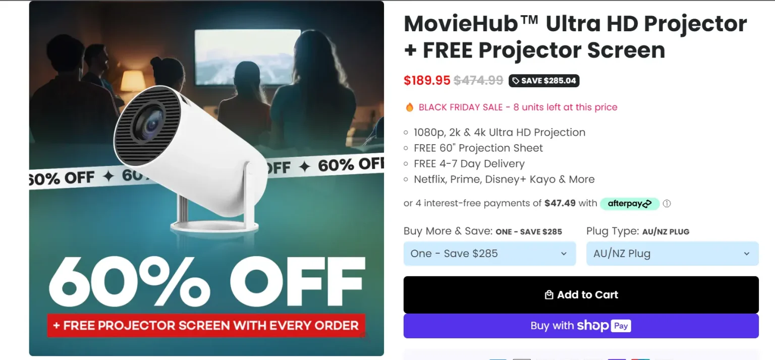 Movie Hub Projector Review