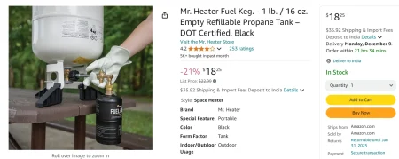 Mr. Heater Fuel Keg Review