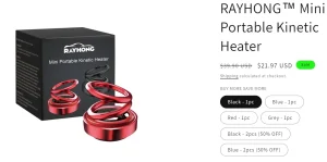 Rayhong Mini Kinetic Heater Review