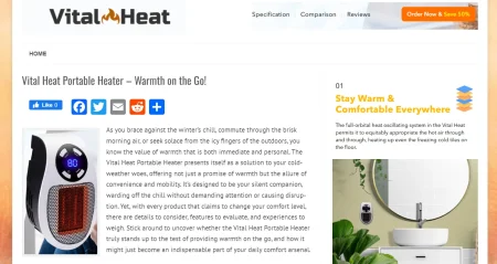 Vital Heat Portable Heater Review