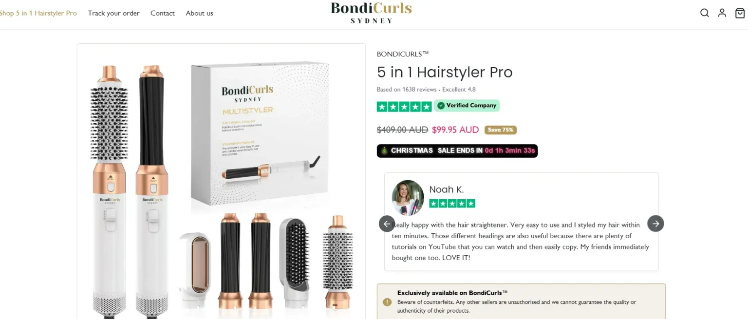 Bondicurls 5 in 1 Hairstyler Review