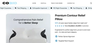 Cobio Contour Relief Pillow Review