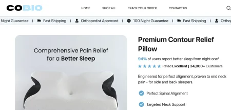 Cobio Contour Relief Pillow Review