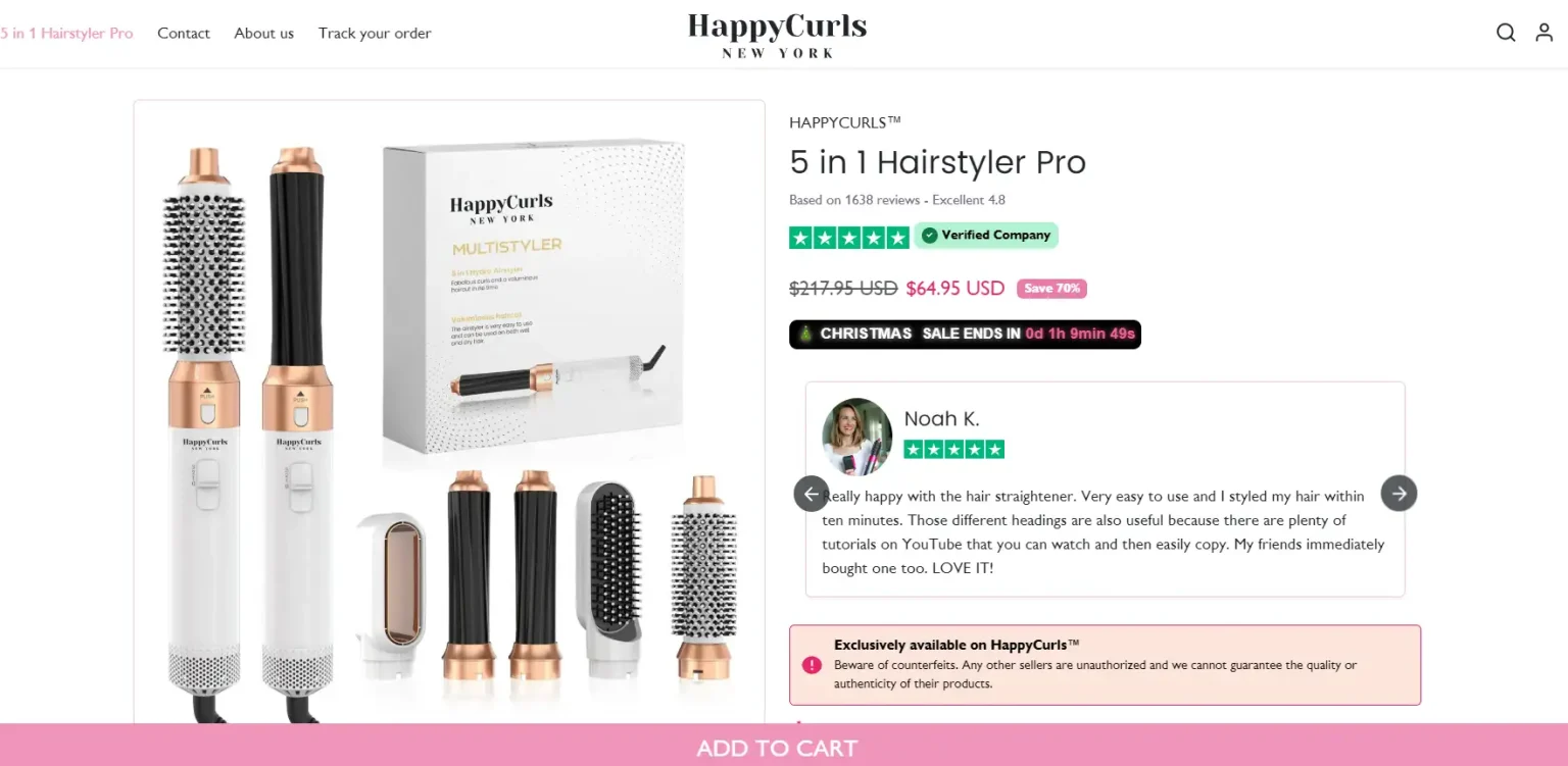 Happy Curls Multistyler Review