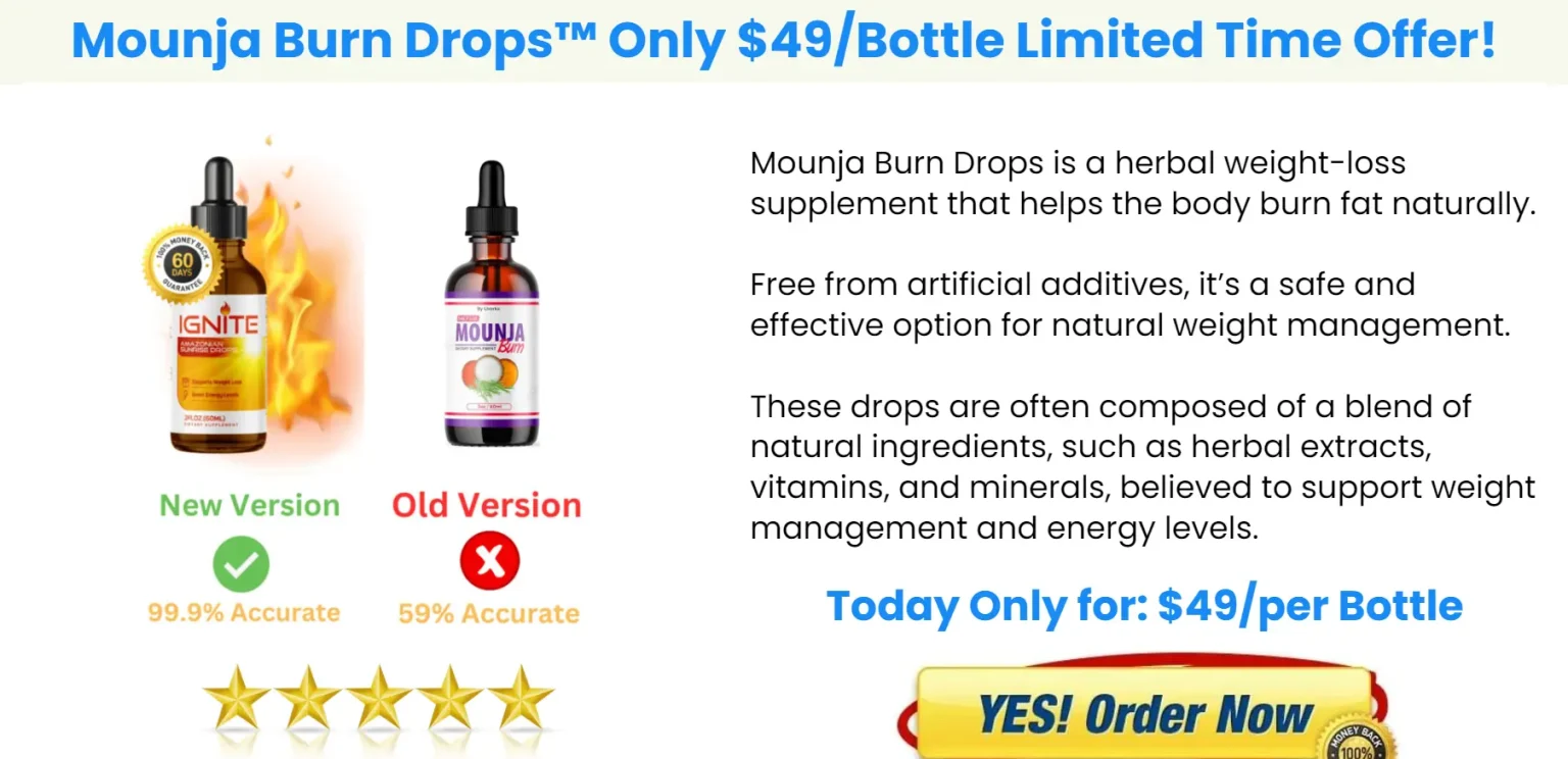 Mounja Burn Drops Review