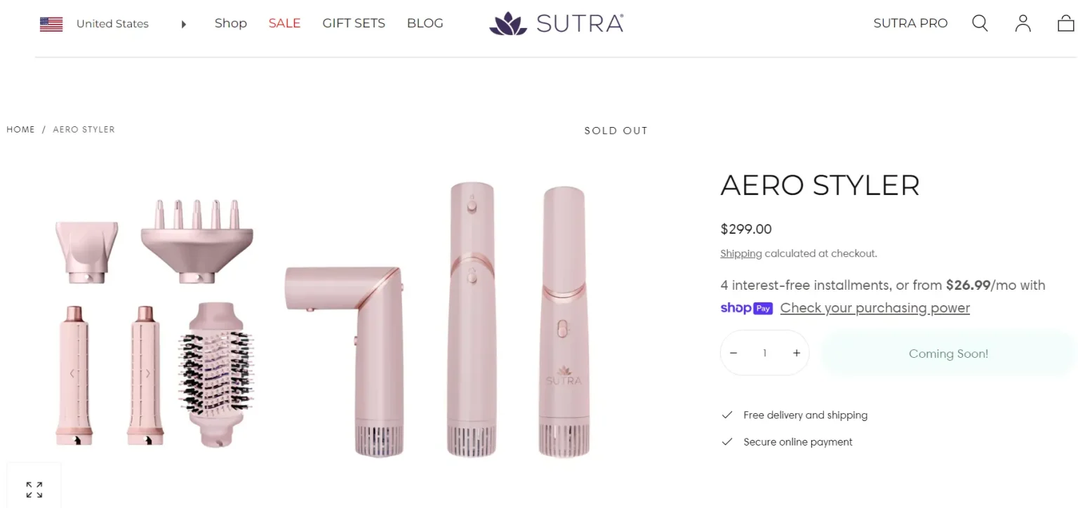 Sutra Aero Styler Review