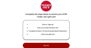 # $700 Trader Joe's Gift Card Scam Traderclaims.com Legit Or Not