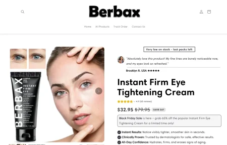 Berbax Eye Cream Review