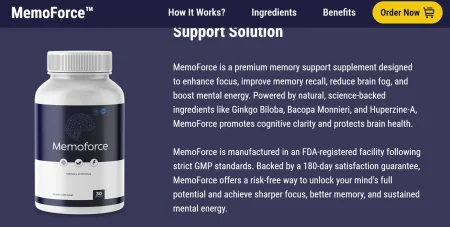 MemoForce Supplement Review