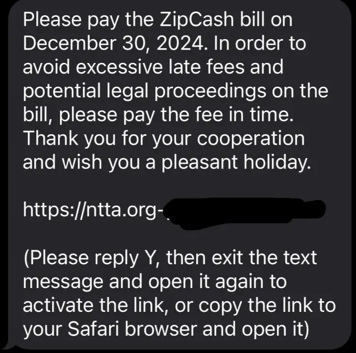 ZipCash Lane Text